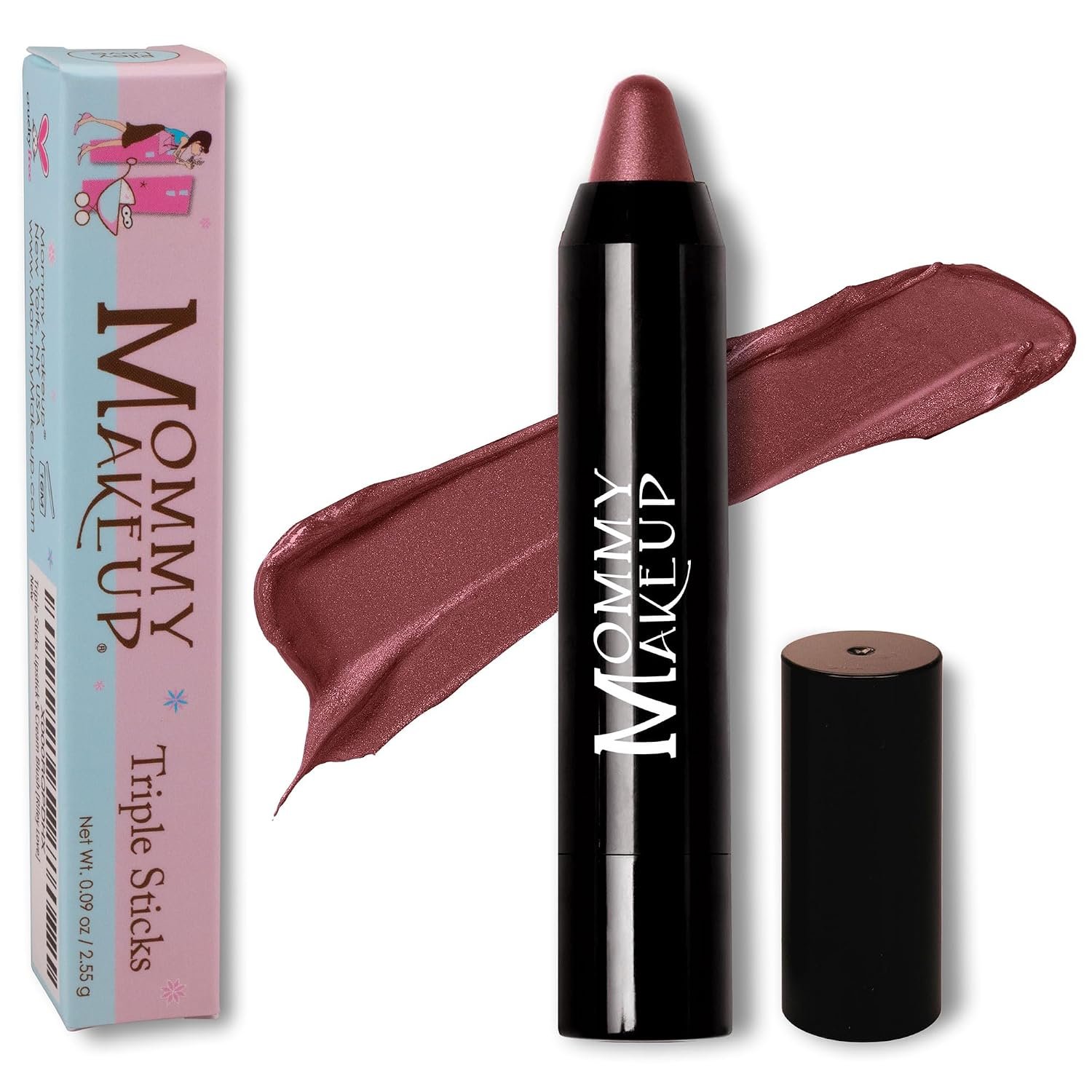 Plum Brown Lipstick and Blush